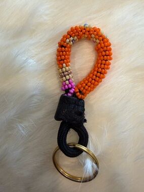 🪡Handmade Beaded Keychain/ purse clip 🌸